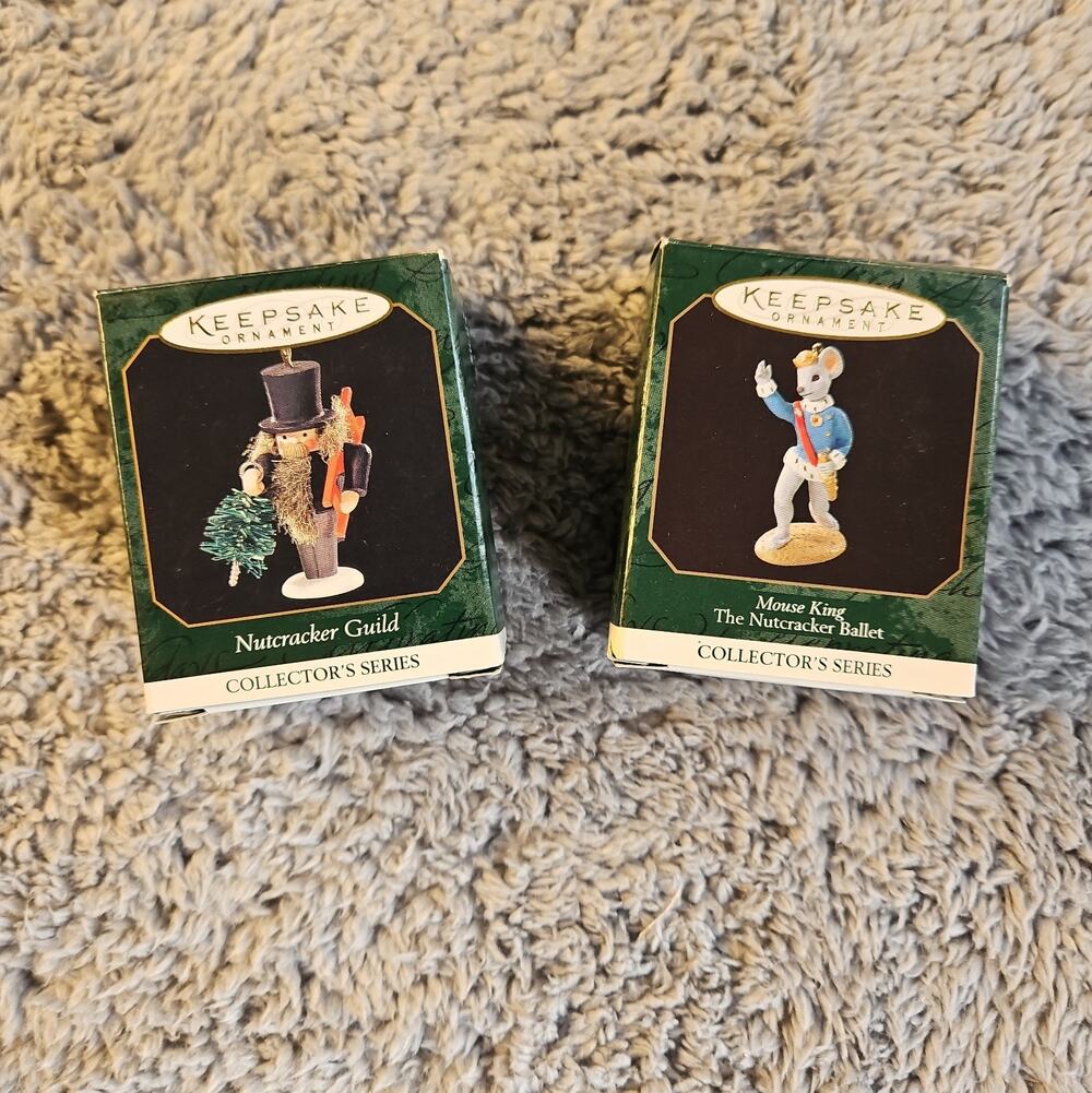 Lot of 2 1999 Hallmark Collector's Series Ornaments